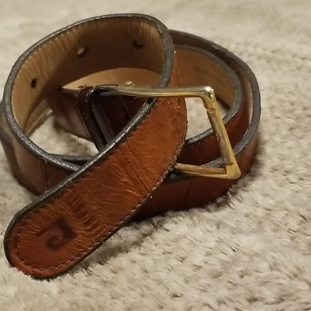Vintage Pierre Cardin genuine sea snake belt